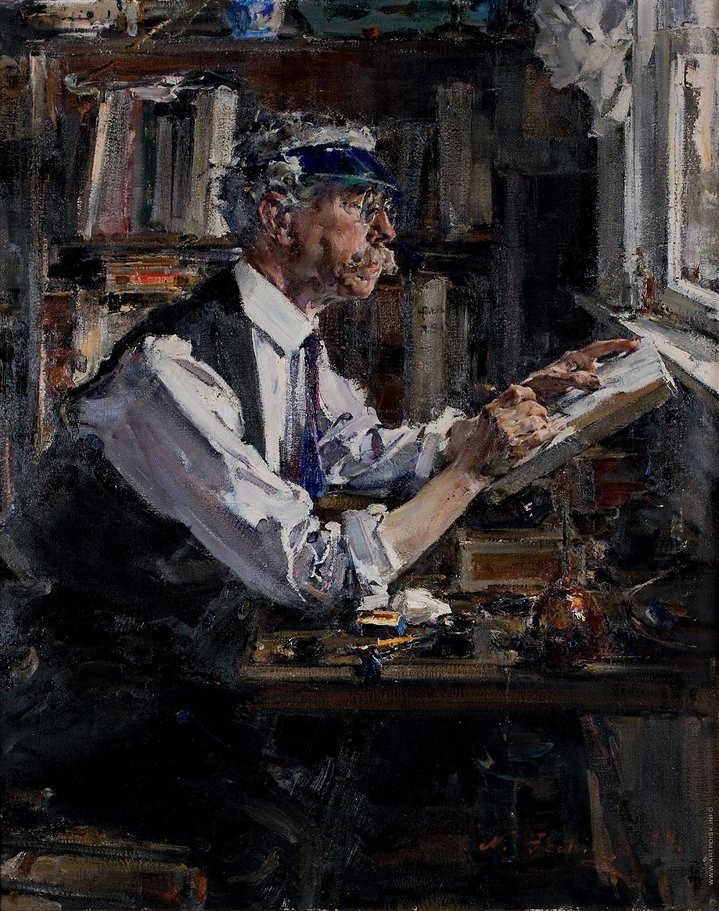 Nikolai Fechin, painting, russian art, portrait