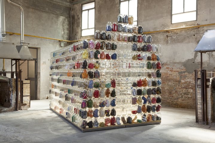 glass, Venice, Murano, contemporary art, chapel, installation