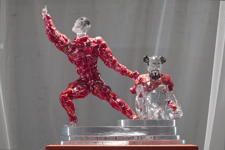 glass, Venice, Murano, contemporary art, sculpture, Oleg Kulik