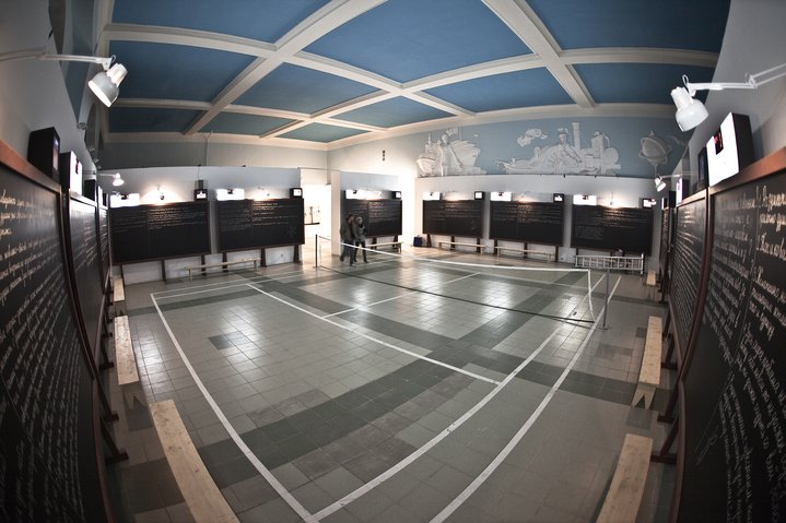 Ilya and Emilia Kabakov, tennis, installation, russian art