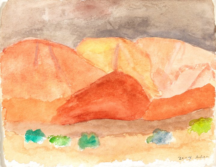 Guerlain collection, graphic art, Etel Adnan