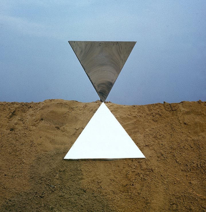 land art, artefact, soviet art, abstract, mirror