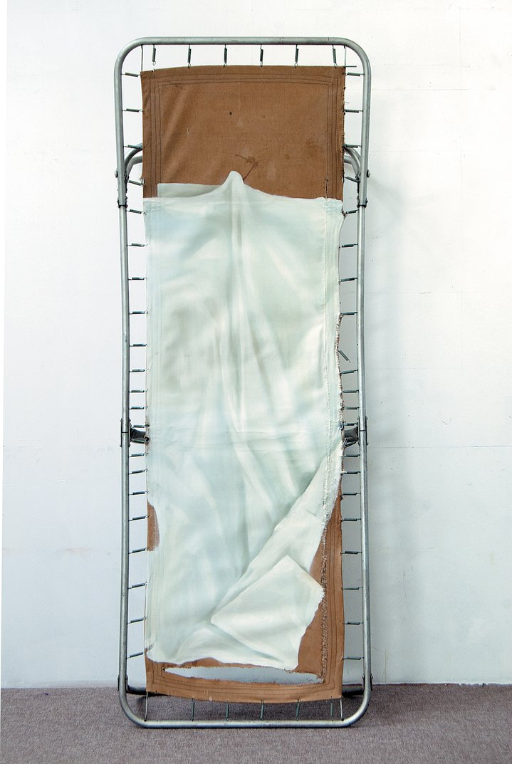 camping, bed, installation
