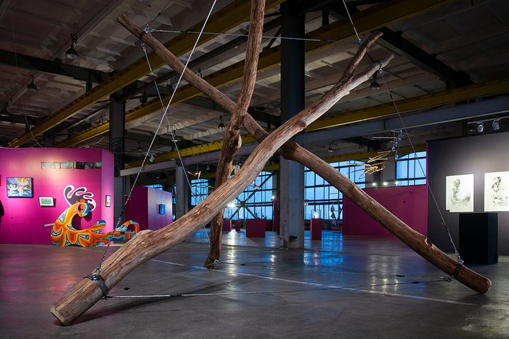 installation, exhibition, St.Petersburg, Karl Johanson, structure