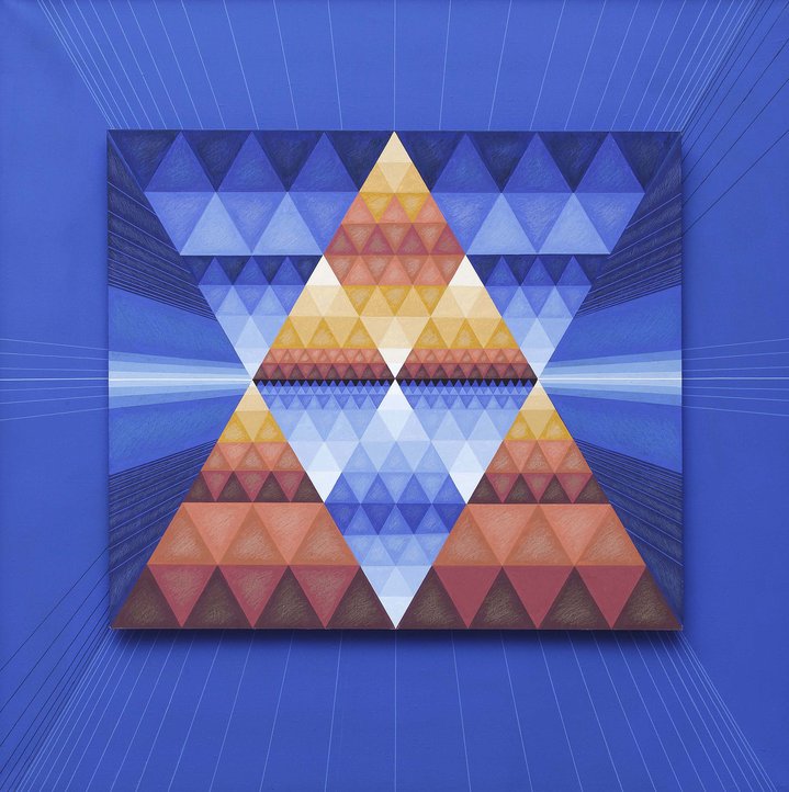 kinetic composition, abstract art, painting