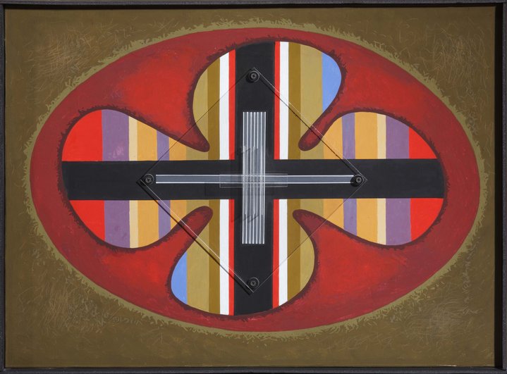 kinetic composition, abstract art, painting