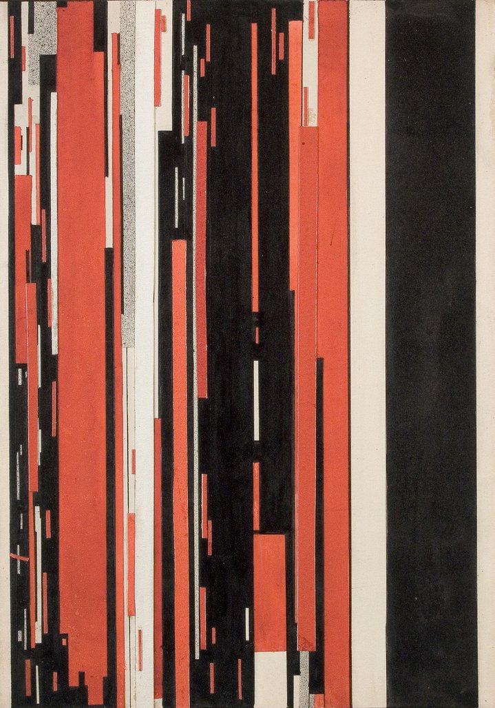 russian avant-garde, painting, Rhythmic sequence, abstract art