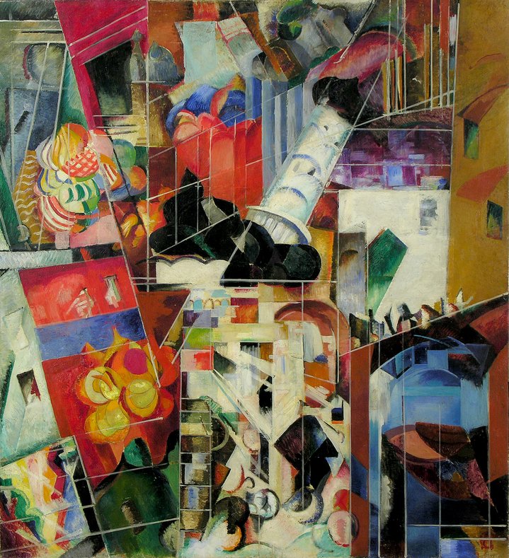 woman artist, painting, composition, soviet non-conformist art