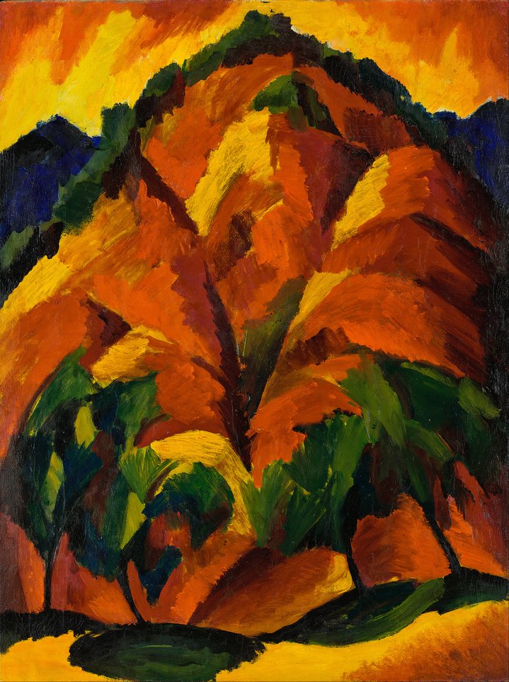 russian avant-garde, landscape, modern art