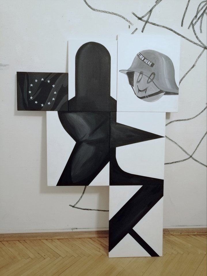 young artist, painting, prototype, contemporary art, exhibition