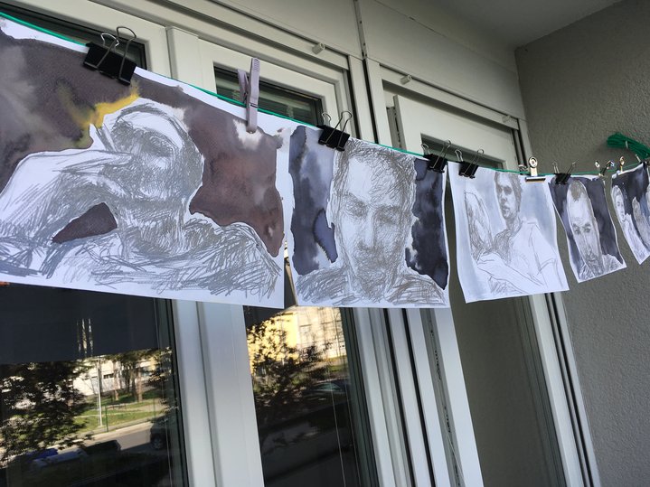 exhibition, covid, lockdown, graphic art