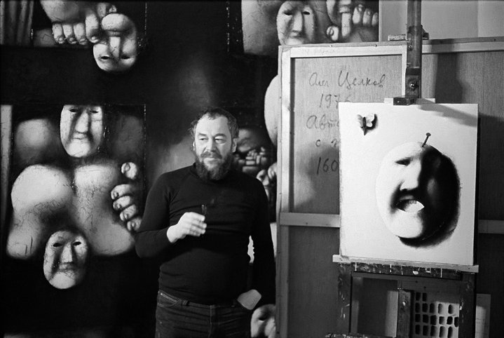 Oleg Tselkov, studio