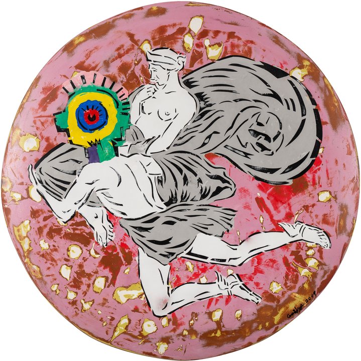 painting, mythology, mercury, planet, contemporary art