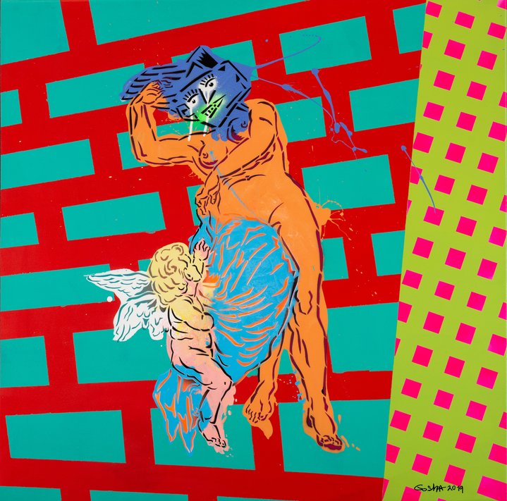 painting, pop-art, gaia, contemporary art