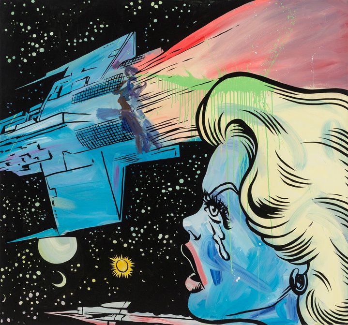 NASA, painting, space, contemporary art