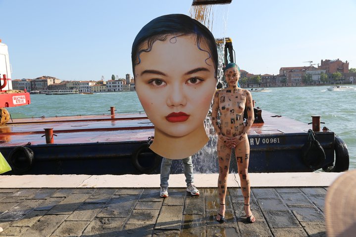 venice biennale, v-a-с foundation, performance, public art, circus