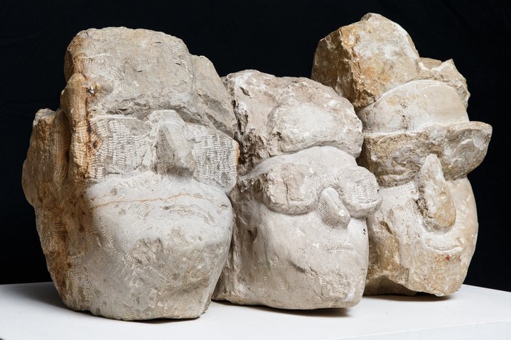 sculpture, abstract, soviet art, sandstone, blind