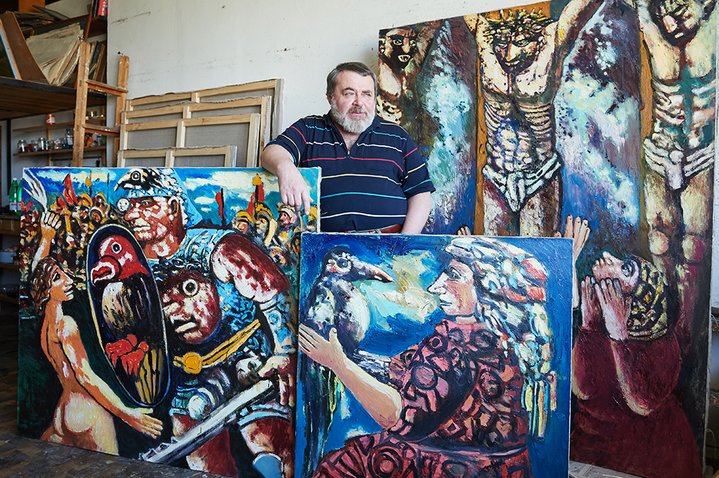 artist studio, photography