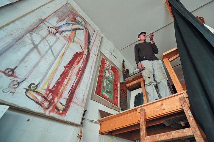 artist studio, photography
