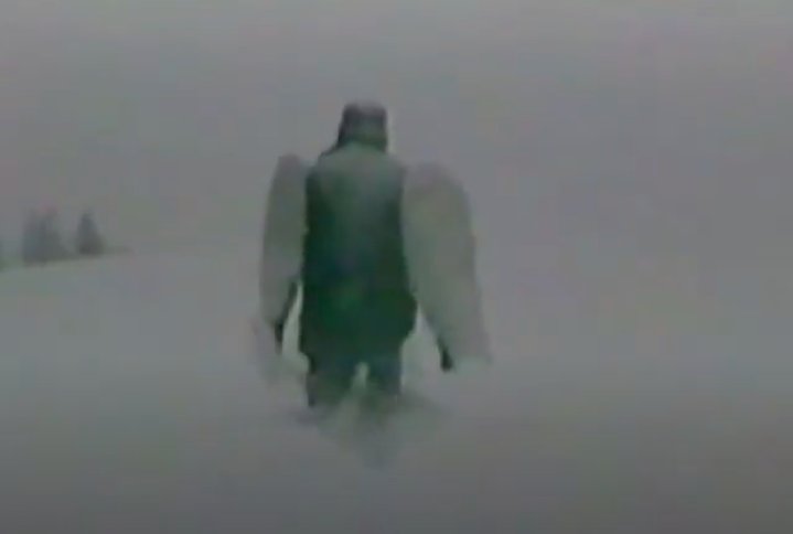 performance, video art, angel, snowman, russian art