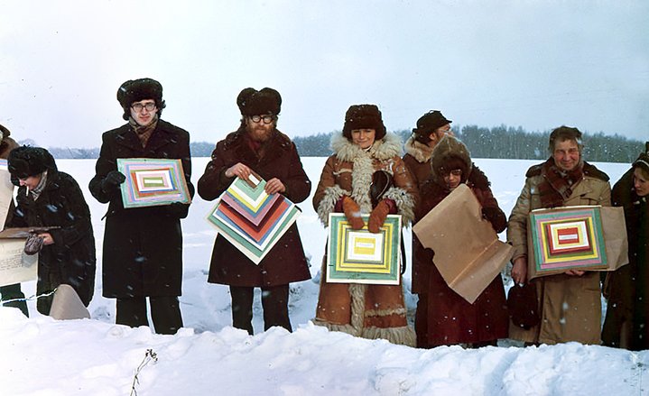 moscow conceptualism, actionism, soviet art, winter