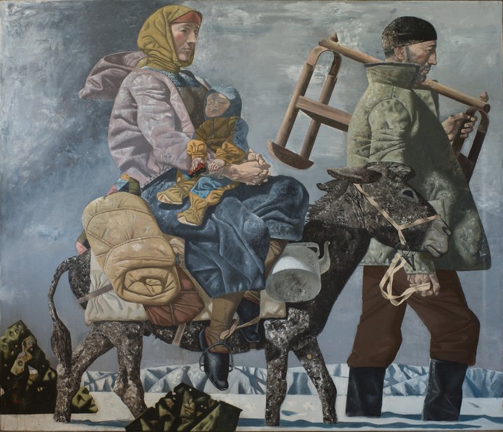 painting, the road, contemporary art