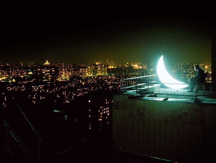 moon, installation
