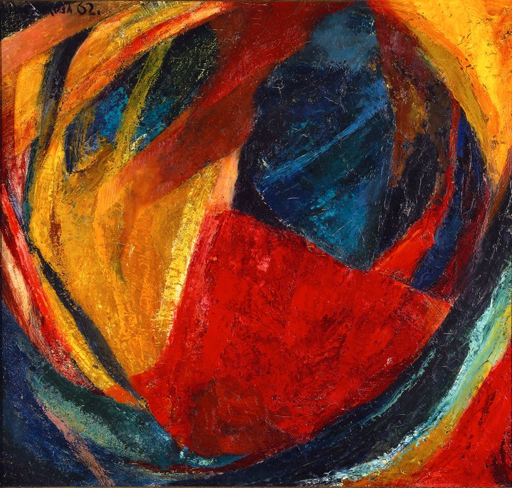 watermelon, painting, nonconformism, soviet art, woman artist