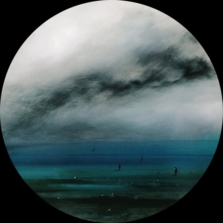 landscape, young artist, graphic art