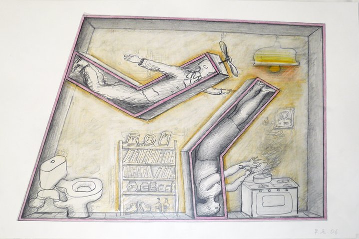 non-conformism, soviet art, graphic art, contemporary art, Vladimir Yankilevsky