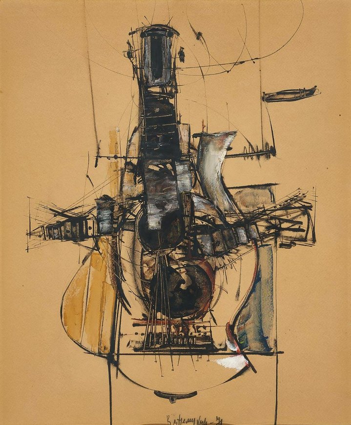 Vladimir Nemukhin, Abstraction Games, State Tretyakov Gallery, Nonconformism